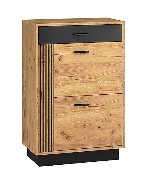 99rooms Schuhschrank Kasso (Schuhschrank, Schrank) mit 2 Klapptüren, Schubl günstig online kaufen