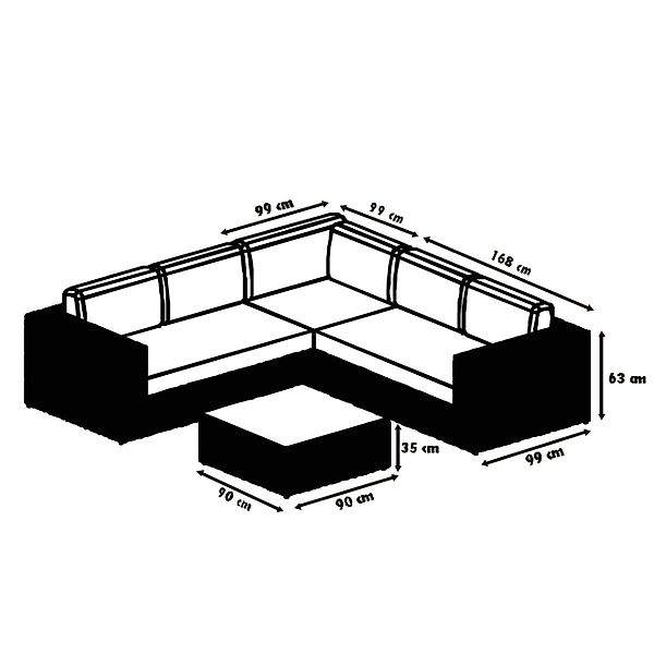 Primaster Loungeset Primaster Lounge-Set Bora Bora günstig online kaufen