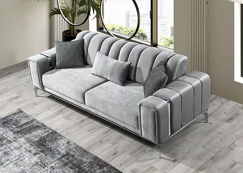 Villa Möbel Sofa Bologna, 1 Stk. 3-Sitzer, mit Relax-/Bettfunktion durch um günstig online kaufen