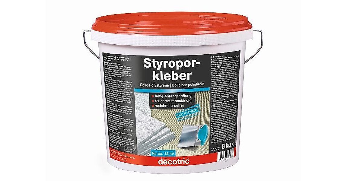 decotric® Dispersionskleber Decotric Styroporkleber 8 kg günstig online kaufen