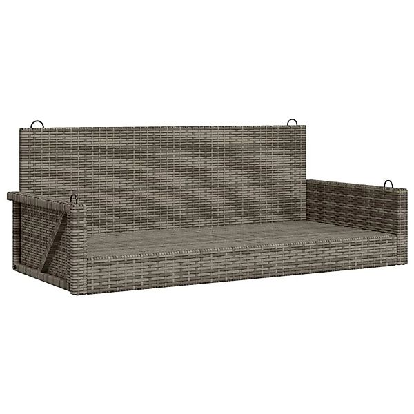 vidaXL Hängebank Grau 119x56x48 cm Poly Rattan 365627 günstig online kaufen