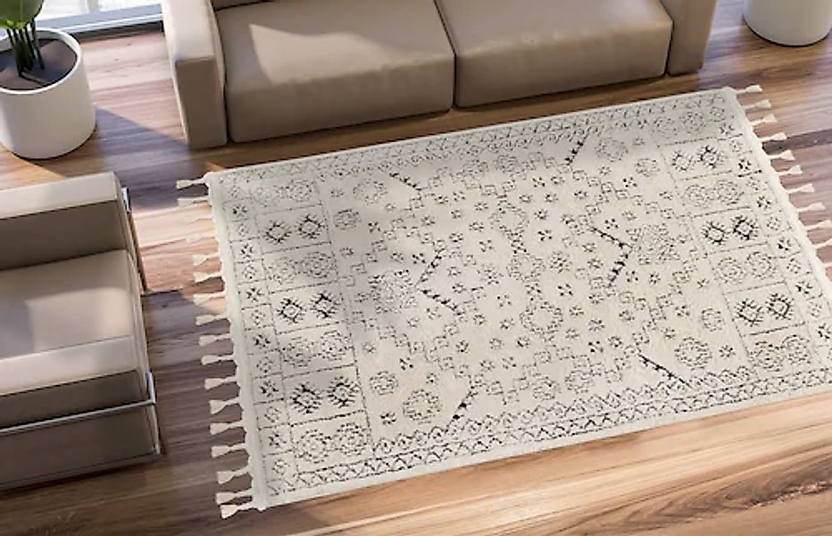 Kayoom Teppich »Lovis 100«, rechteckig, 22 mm Höhe günstig online kaufen