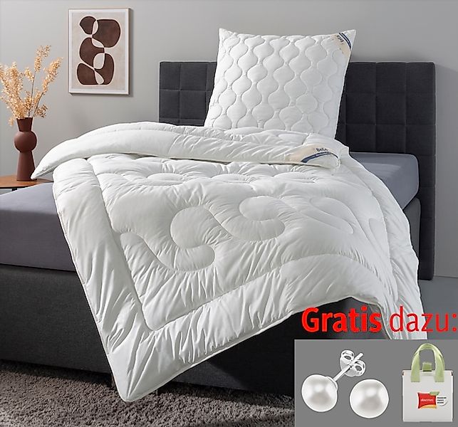 Beco Kunstfaserbettdecke »Aerelle™ Blue "Gold" NEUHEIT Bettdecke mit Gratis günstig online kaufen