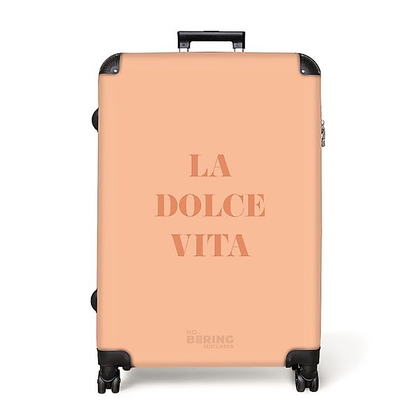 NoBoringSuitcases.com© Hartschalen-Trolley Das Zitat "la dolce günstig online kaufen