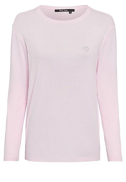 MARC AUREL Langarmshirt mit glitzer Herz günstig online kaufen