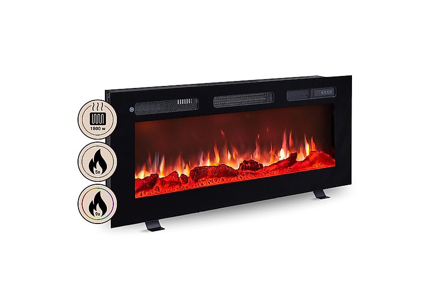 Balderia Elektrokamin BALDERIA -design Leif 40 - 3in1 E-Kamin, realistische günstig online kaufen