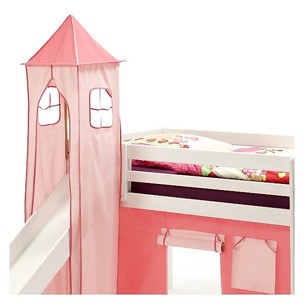 Turm MAX zum Bett mit Rutsche in pink/rosa günstig online kaufen