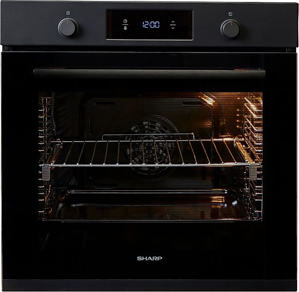 Sharp Einbaubackofen "K-70P19BNH-EU" mit Vollauszug Großflächengrill mit Ve günstig online kaufen