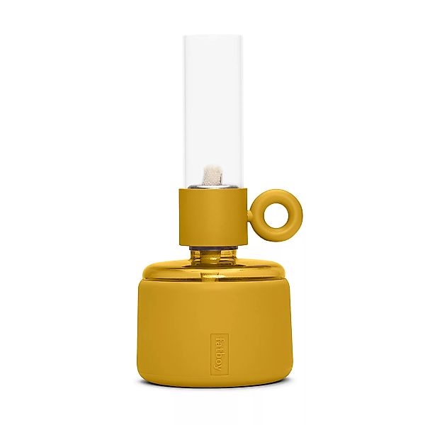 Öllampe Flamtastique XS plastikmaterial gelb / Für den Außenbereich - Ø 10, günstig online kaufen