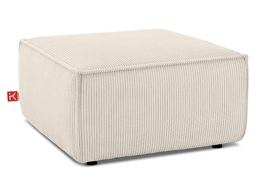 KONSIMO® Sitzhocker NAPI XXL Polsterhocker, Quadratisch 83x83 cm, hergestel günstig online kaufen