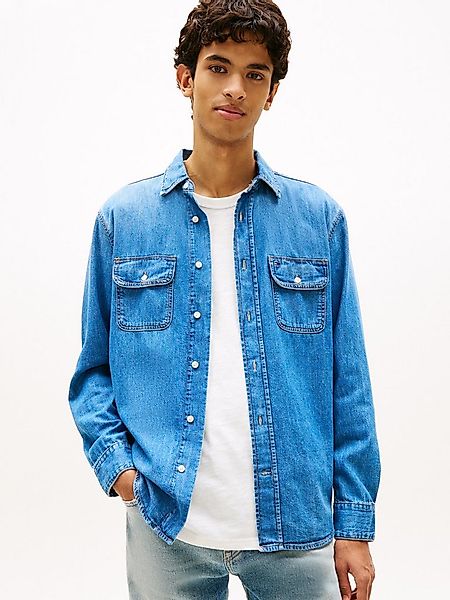 Tommy Jeans Jeanshemd RELAXED DENIM SHIRT Relaxed fit mit Brusttaschen günstig online kaufen