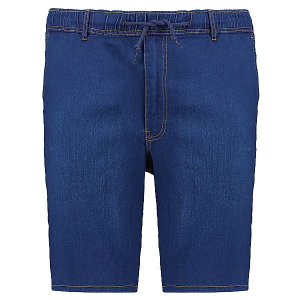 ADAMO Schlupfjeans-Shorts mit Stretch, gerade Farbe dunkelblau Größe: 3XL günstig online kaufen