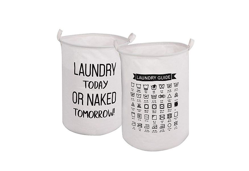 REDOM Wäschekorb 2er Set faltbar Wäschebehälter Wäschesack (Waschekorbsamml günstig online kaufen