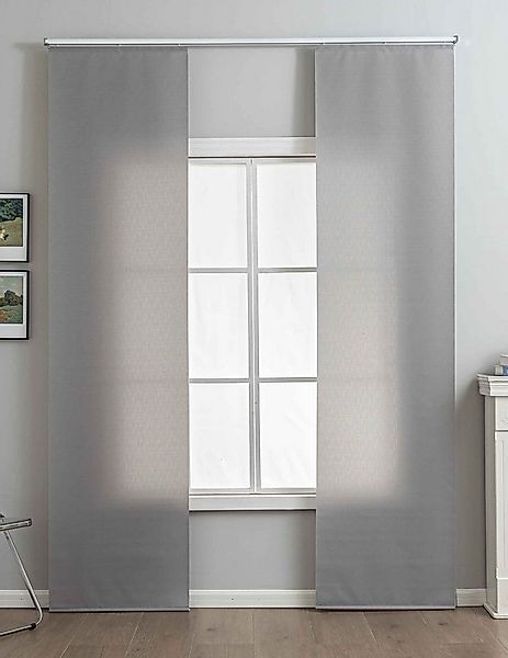Gardinenbox Schiebegardine (2 St), Paneelwagen, blickdicht, »New Amsterdam« günstig online kaufen