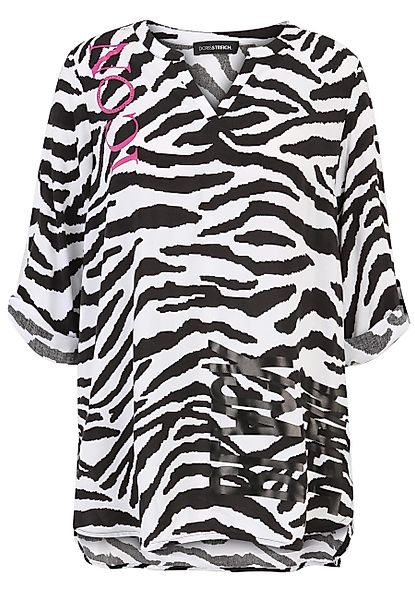 Doris Streich Klassische Bluse mit Grafik-Print günstig online kaufen