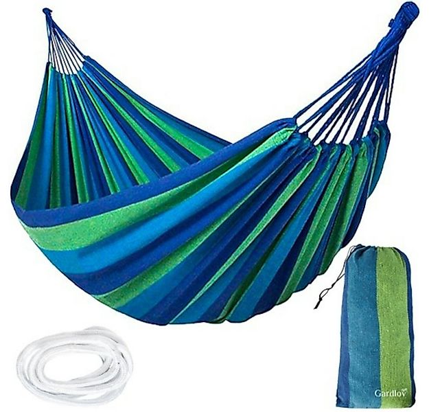 ISO TRADE Hängematte Gartenhängematte ohne Stange (Spar-Set, 3 St., starker günstig online kaufen