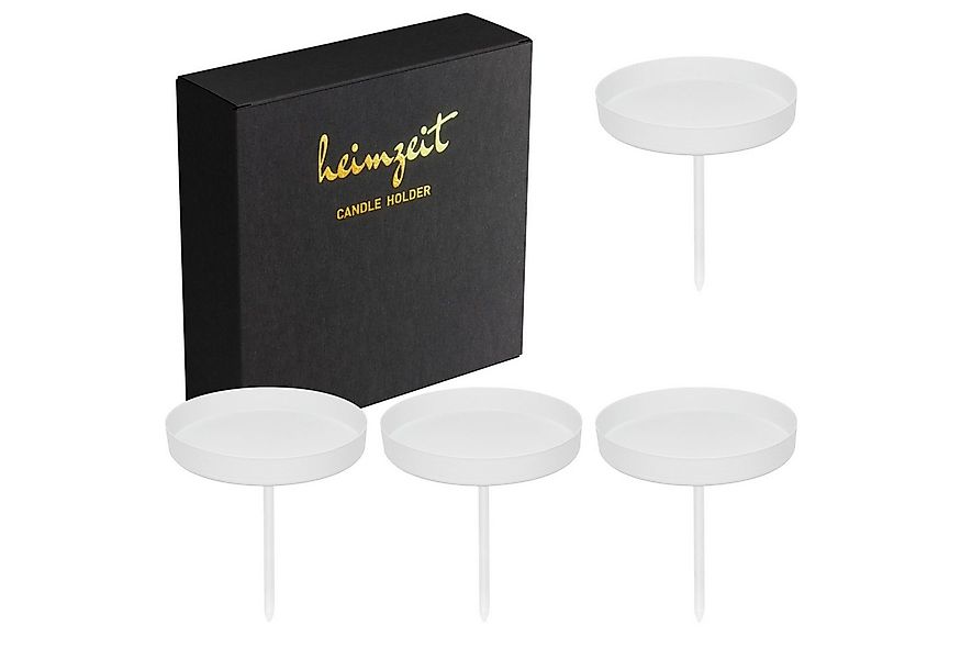 heimzeit Tischkerzenhalter Kerzenhalter für Stumpenkerzen bis Ø 80 mm zum S günstig online kaufen