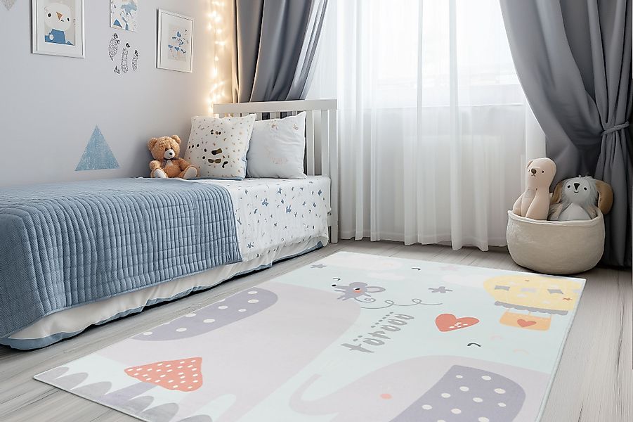 Obsession Kinderteppich »Magic Kids ML 105«, rechteckig, 8 mm Höhe, niedlic günstig online kaufen