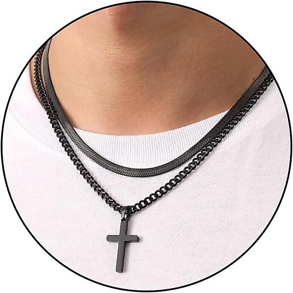 LuxusKollektion Kette und Anhänger Set Kreuzkette günstig online kaufen