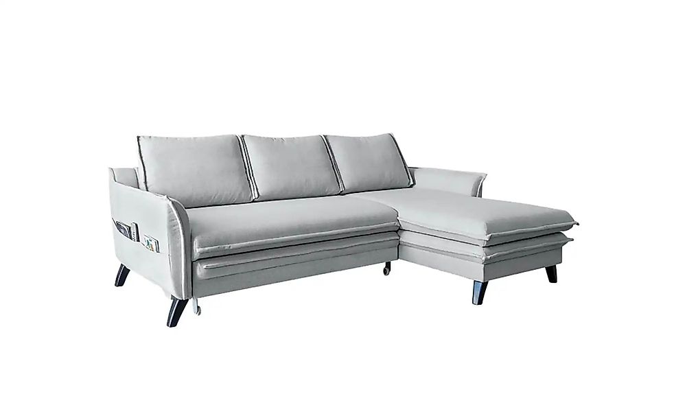 Miuform Ecksofa mit Schlaffunktion Charming Charlie ¦ grau ¦ Maße (cm): B: günstig online kaufen