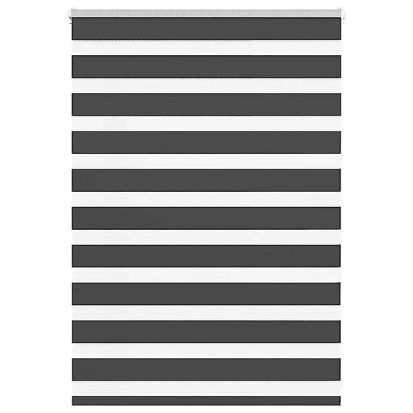 vidaXL Doppelrollo Schwarz 105x100 cm Stoffbreite 100,9 cm Polyester 401421 günstig online kaufen