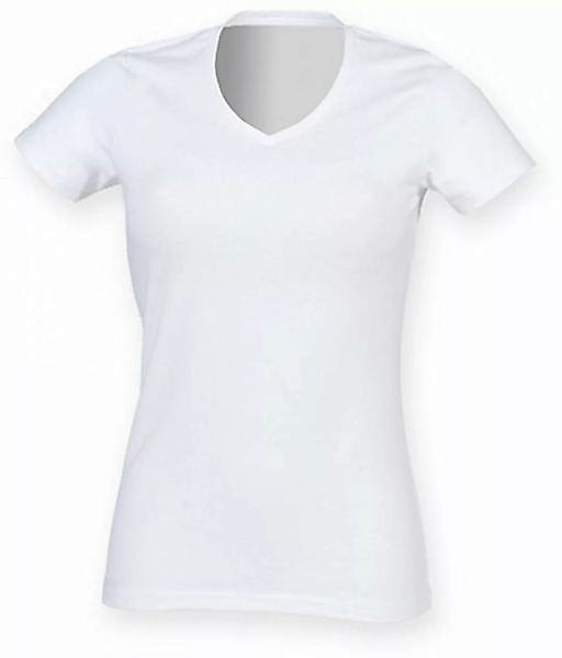 SF Women V-Shirt Damen Feel Good Stretch V-Neck T / weiches Tragegefühl günstig online kaufen