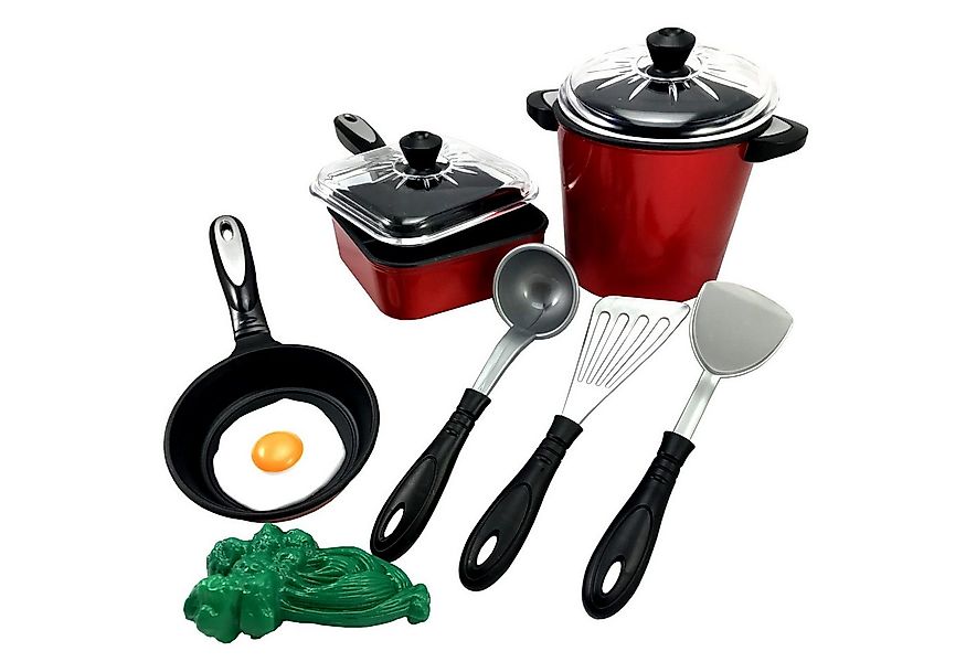 TikTakToo Spielküche Mehrteiliges Kochset Spielküchen Zubehör 10-teilig Kun günstig online kaufen