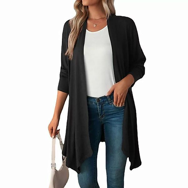 KIKI Trachtenstrickjacke Lange, dünne, transparente Jacke für Damen mit lan günstig online kaufen