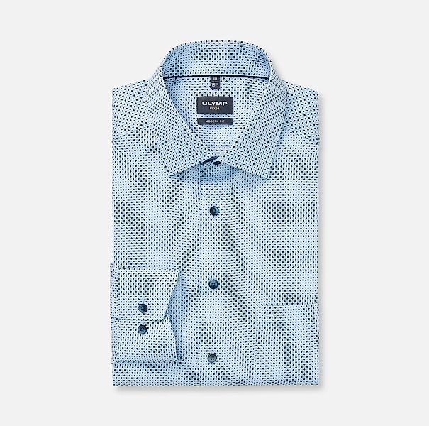 OLYMP Langarmhemd "Luxor" fein gemustert, Businesshemd, modern fit, New Ken günstig online kaufen