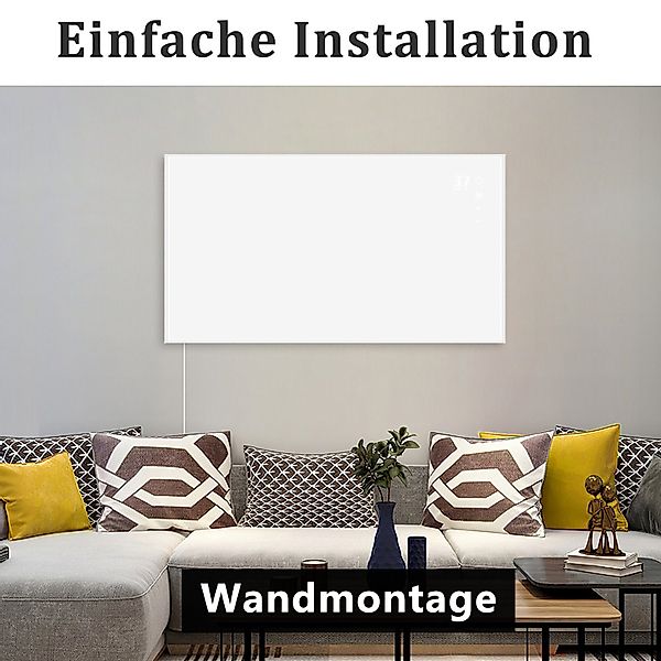 Nettlife Infrarotheizung mit thermostat 450/600/720W Wandmontage günstig online kaufen