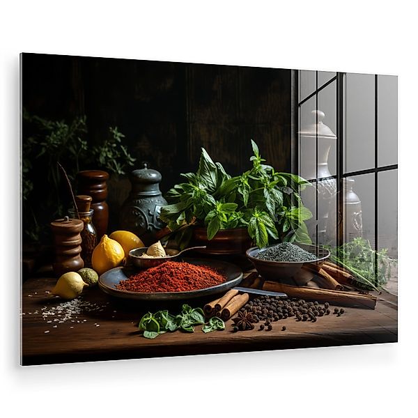 MuchoWow Acrylglasbild Kräuter - Stilleben - günstig online kaufen