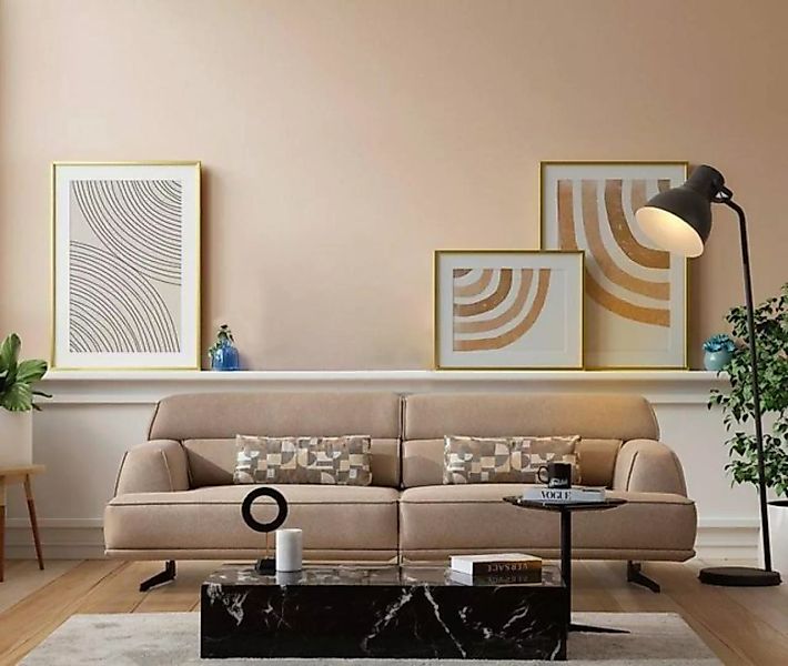 JVmoebel 3-Sitzer Sofa 3 Sitzer Designer Sofa Couch Sofas Stoff Textil Neu günstig online kaufen