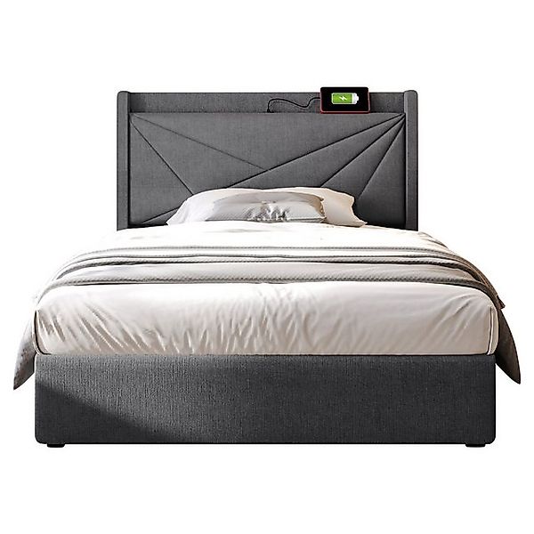 OKWISH Polsterbett Stauraumbett (90x200 mit lattenrost, günstig online kaufen