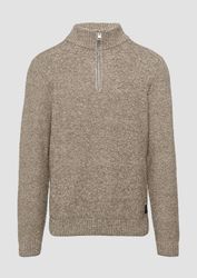 s.Oliver Longpullover Strickpullover Pullover mit Troyer-Kragen günstig online kaufen