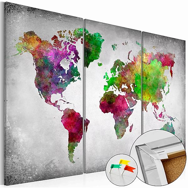 Korkbild - Diversity Of World [cork Map] günstig online kaufen