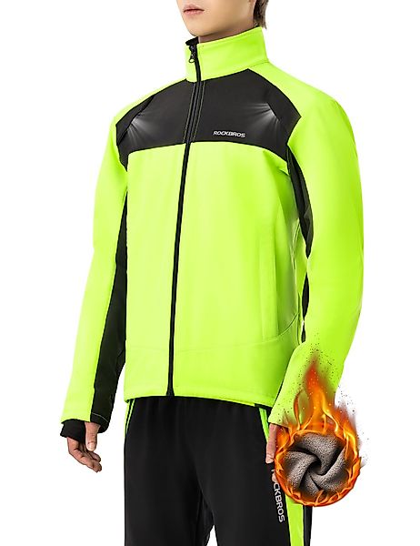 ROCKBROS Fahrradjacke Winter Thermo Fleece Fahrradbekleidung günstig online kaufen