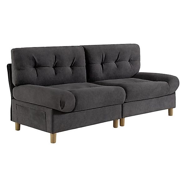 Merax 2-Sitzer Doppelsofa mit großen Sitzkissen günstig online kaufen