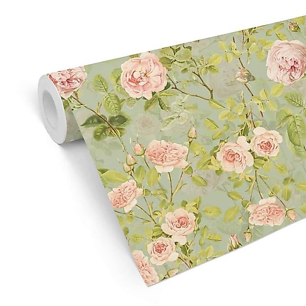 K&L Wall Art Mustertapete Pfingstrosen Mustertapete günstig online kaufen
