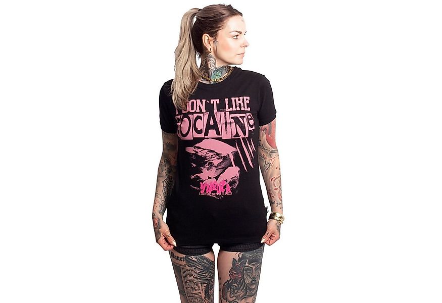 YAKUZA Rundhalsshirt Smell mit Rippbündchen günstig online kaufen