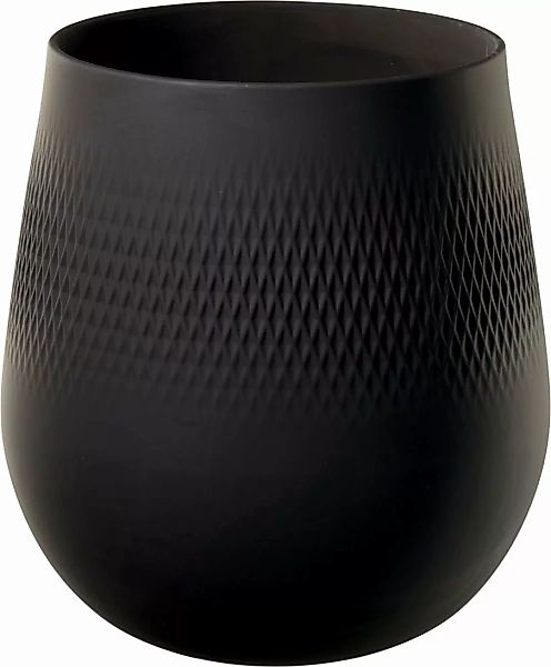 Villeroy & Boch Manufacture Manufacture Collier noir Vase No.1 Carré groß ( günstig online kaufen