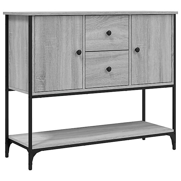 vidaXL Sideboard Grau Sonoma 100x36x85 cm Holzwerkstoff 835557 günstig online kaufen