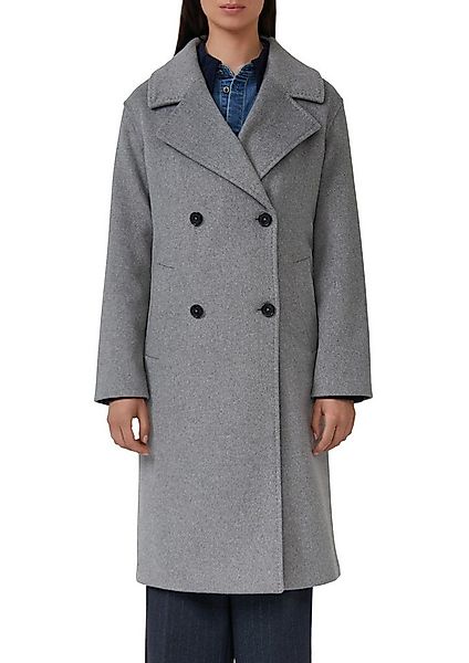 s.Oliver Wollmantel mit Reverskragen und doppelter Knopfleiste günstig online kaufen