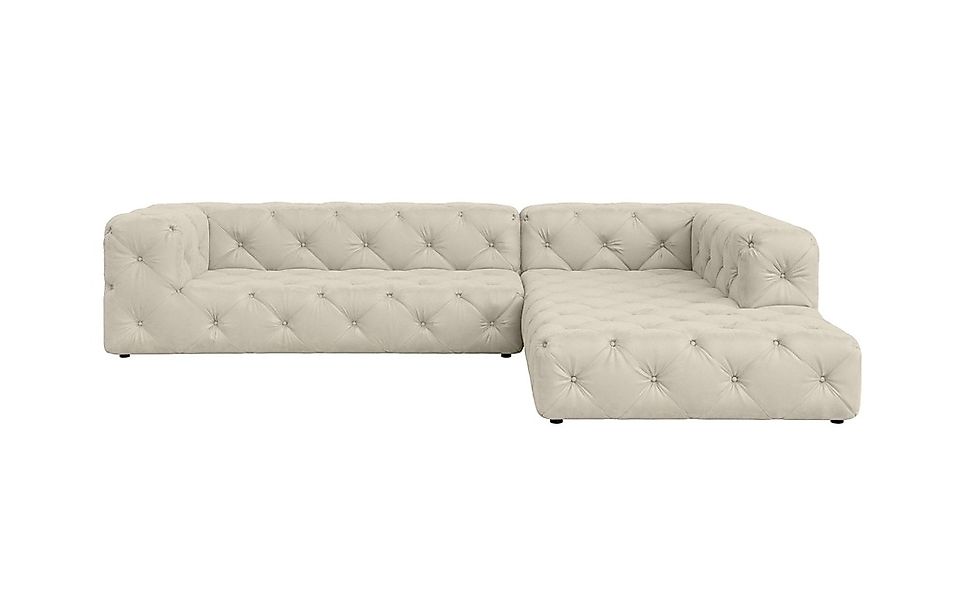 Places of Style Ecksofa »FOLLINA«, L-Form, mit klassischer Chesterfield-Kno günstig online kaufen