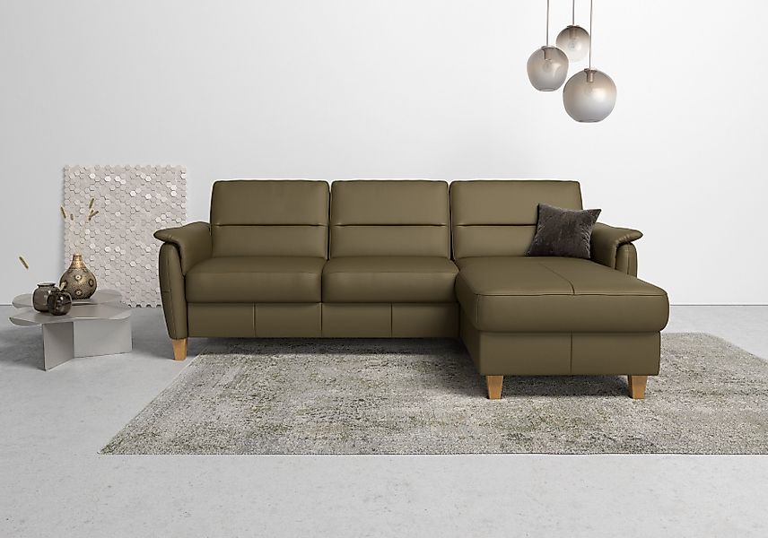 Home affaire Ecksofa Palmera L-Form, Federkern, günstig online kaufen