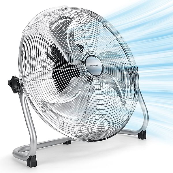 Aigostar Bodenventilator 55cm Windmaschine, Standventilator, Retro günstig online kaufen