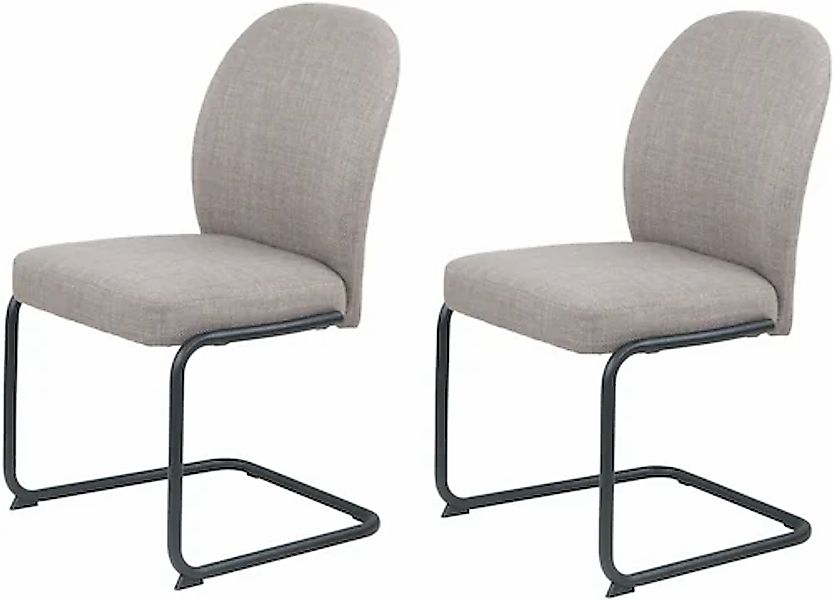 HELA Freischwinger »KAREN«, (Set), 2 St., Esszimmerstuhl, Rundrohrgestell, günstig online kaufen