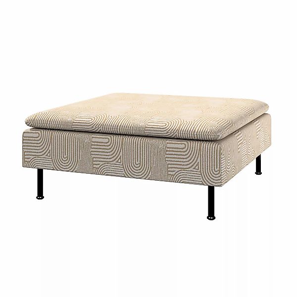 Bezug für Söderhamn Fußhocker, beige-ecru, 93 x 93 x 40, Cosy Home (144-79) günstig online kaufen