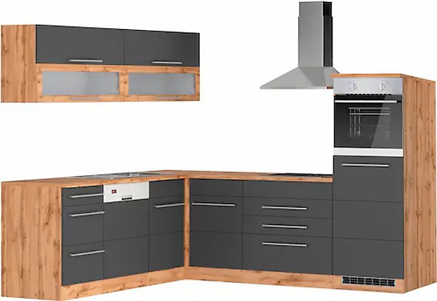 HELD MÖBEL Winkelküche »Wien«, Stellbreite 220 x 250 cm, wahlweise mit E-Ge günstig online kaufen