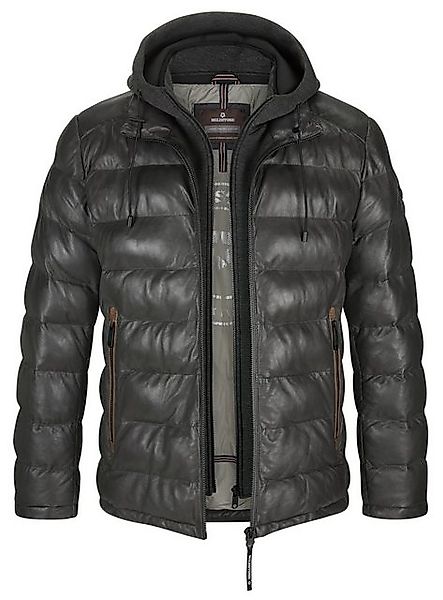 Milestone Lederjacke MSCallisto heraustrennbare Innenblende mit Kapuze in J günstig online kaufen