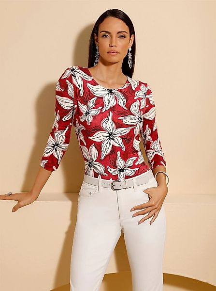 creation L Rundhalsshirt "Druck-Shirt" 1 tlg. günstig online kaufen